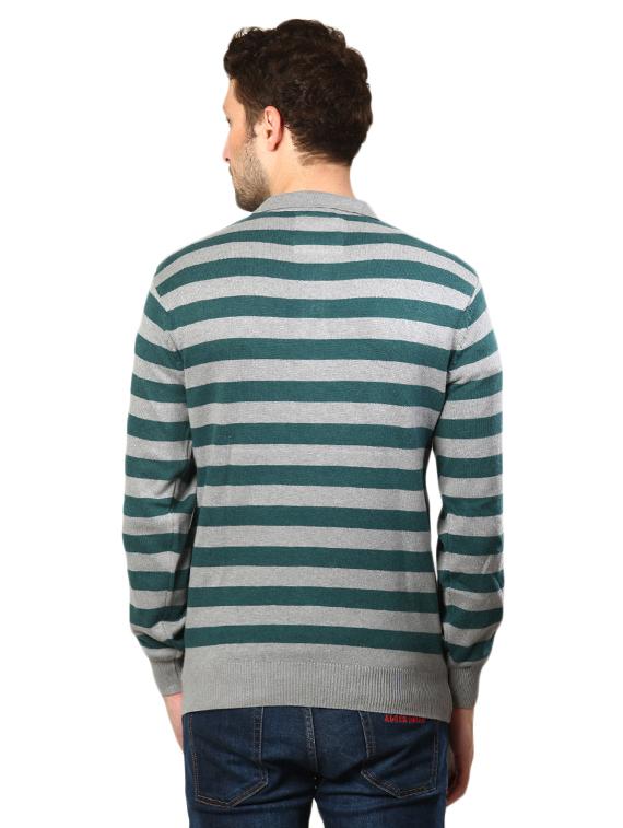 green cotton pullover - 14259810 - Zoom Image - 3