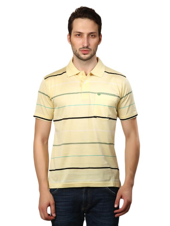 yellow cotton t-shirt - 14259821 - Zoom Image - 1