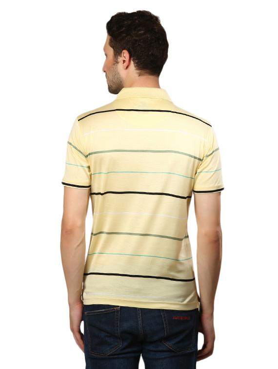 yellow cotton t-shirt - 14259821 - Zoom Image - 3
