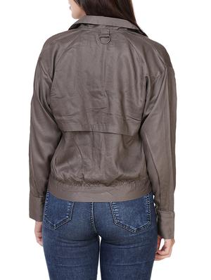 grey cotton jacket - 14261509 - Standard Image - 3