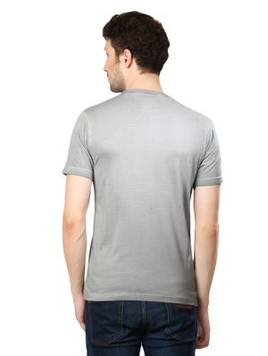 grey cotton front print tshirt - 14262790 - Standard Image - 3