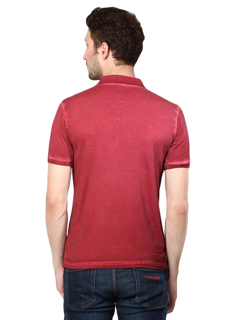 red cotton t-shirt - 14262791 - Zoom Image - 3