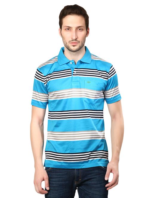 blue cotton t-shirt - 14262828 - Standard Image - 1