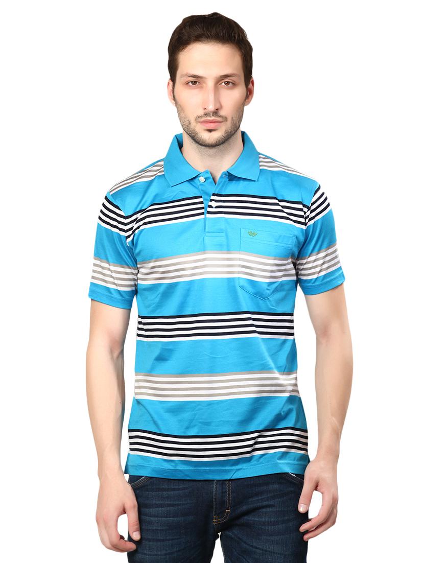 blue cotton t-shirt - 14262828 - Zoom Image - 1