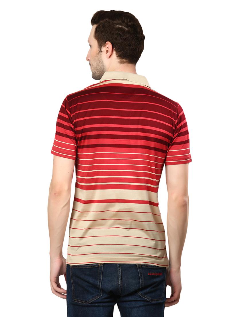 red cotton t-shirt - 14262832 - Zoom Image - 3
