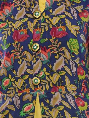 blue colored viscose a-line kurta - 14263128 - Standard Image - 4