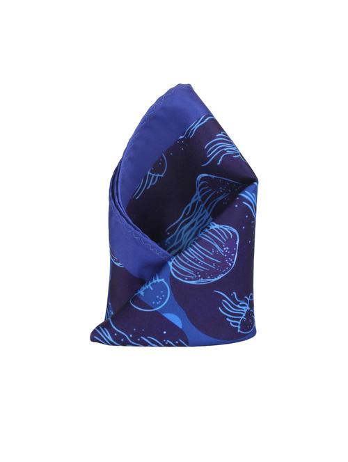 blue polyester pocketsquare - 14264710 - Standard Image - 1
