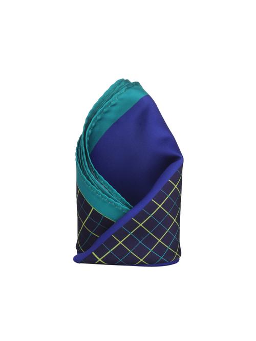 blue polyester pocketsquare - 14264711 - Standard Image - 1