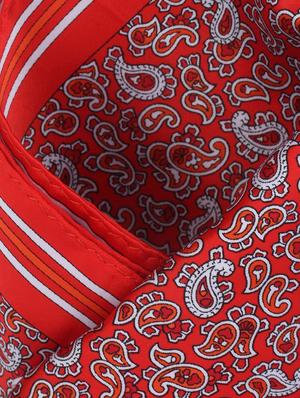 red polyester pocketsquare - 14264721 - Standard Image - 4