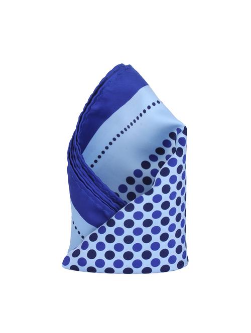 blue polyester pocketsquare - 14264730 - Standard Image - 1