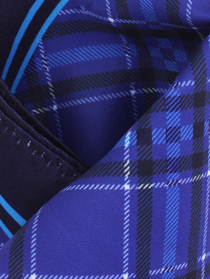 blue polyester pocketsquare - 14264736 - Zoom Image - 4