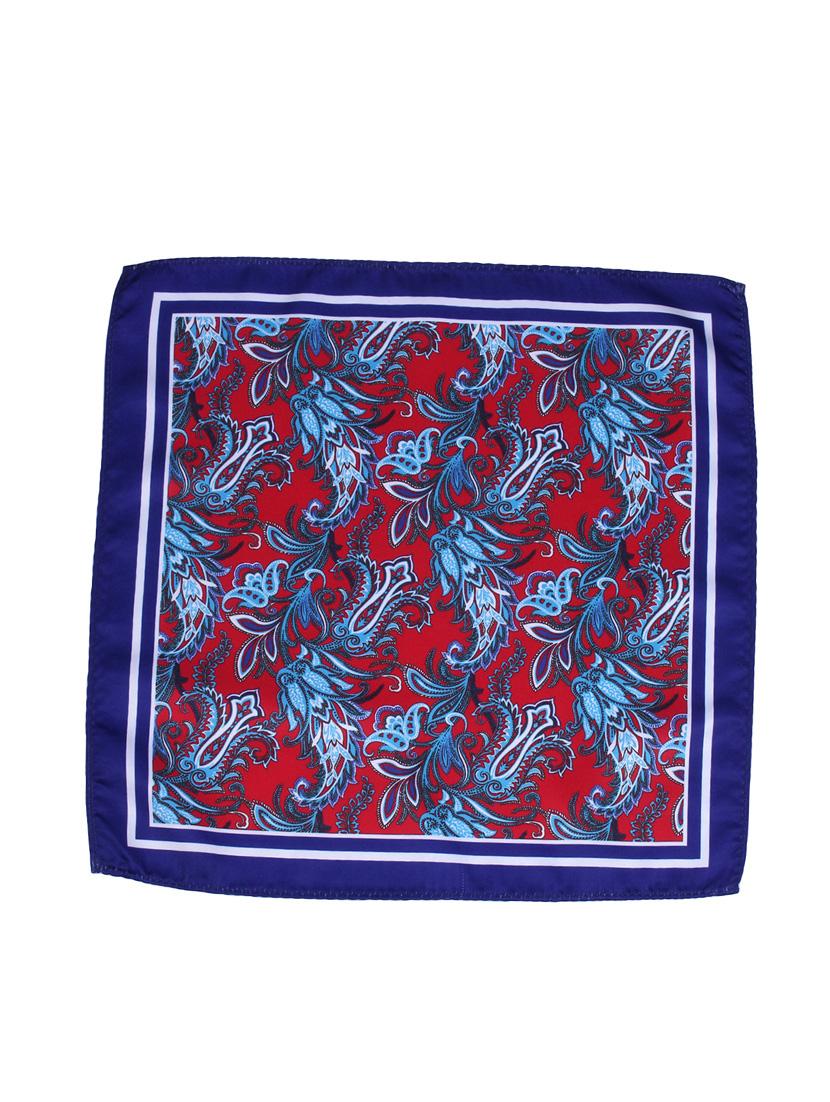 blue polyester pocketsquare - 14264739 - Zoom Image - 3