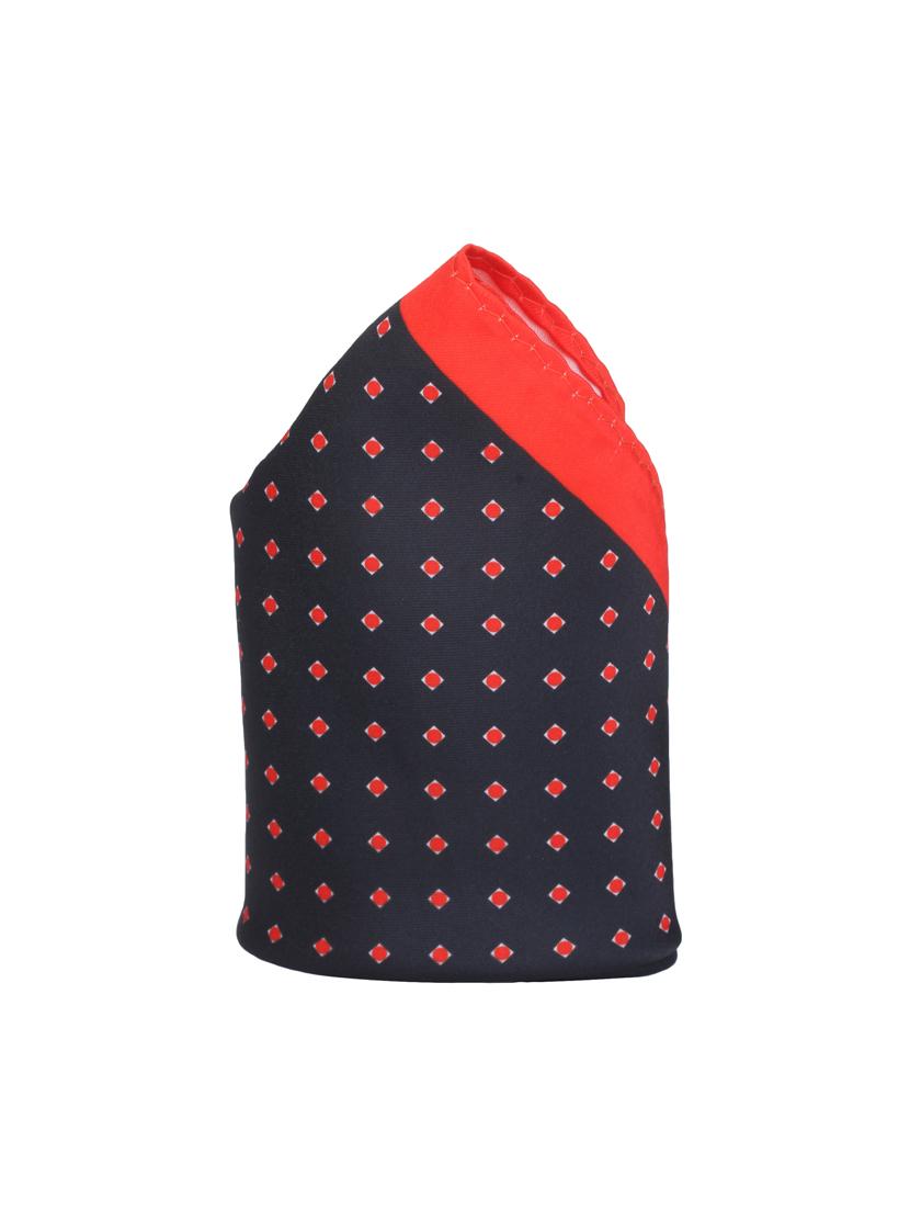 black polyester pocketsquare - 14264740 - Zoom Image - 2