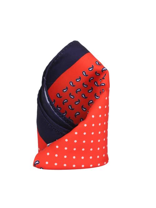 red polyester pocketsquare - 14264742 - Standard Image - 1
