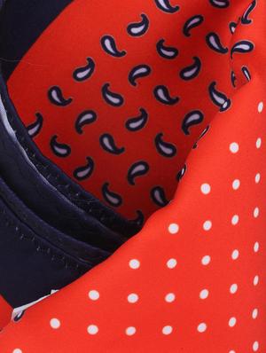red polyester pocketsquare - 14264742 - Standard Image - 4