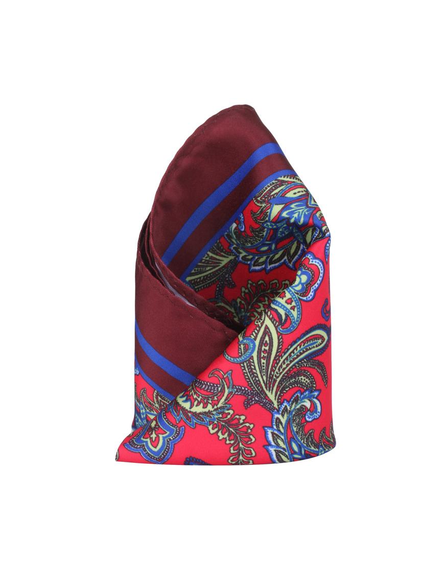 red polyester pocketsquare - 14264768 - Zoom Image - 1