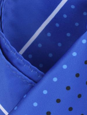 blue polyester pocketsquare - 14264770 - Standard Image - 4