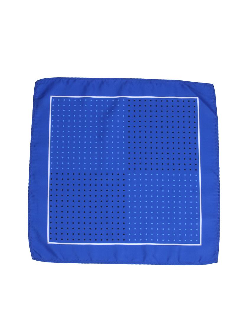 blue polyester pocketsquare - 14264770 - Zoom Image - 3