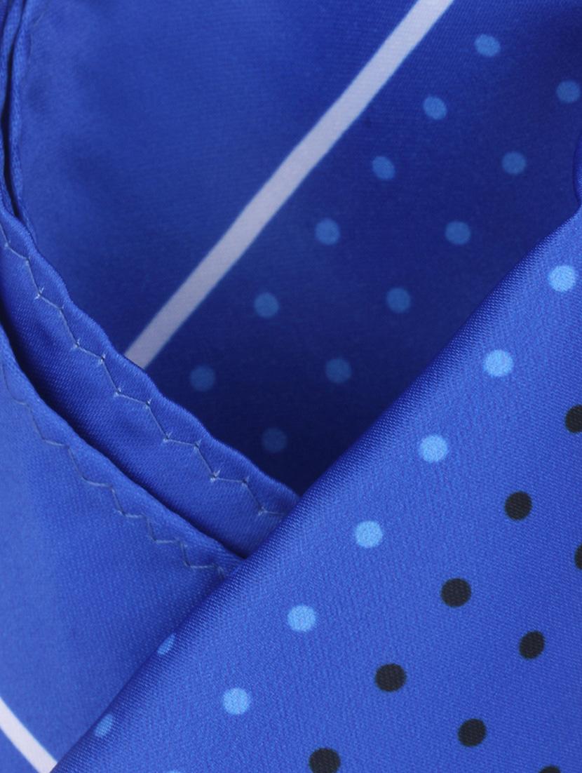 blue polyester pocketsquare - 14264770 - Zoom Image - 4