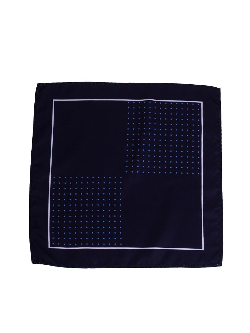 blue polyester pocketsquare - 14264772 - Zoom Image - 3