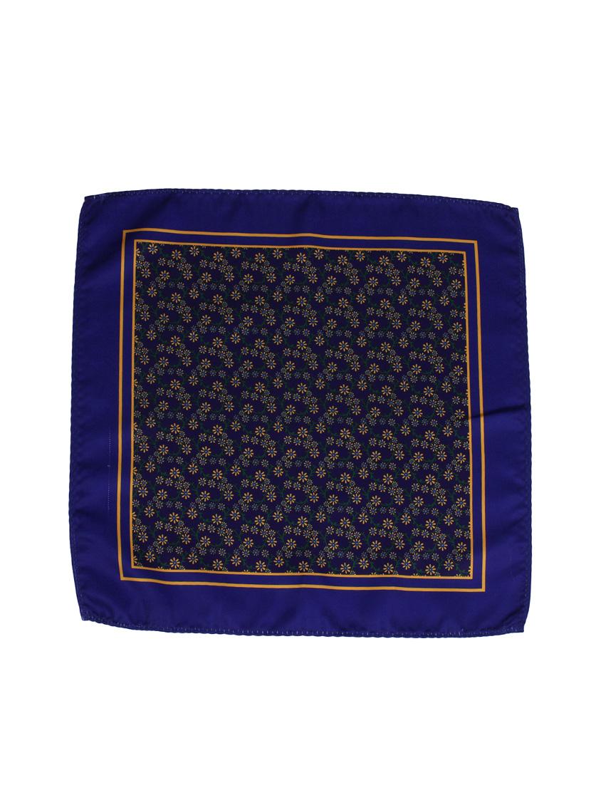 blue polyester pocketsquare - 14264774 - Zoom Image - 3