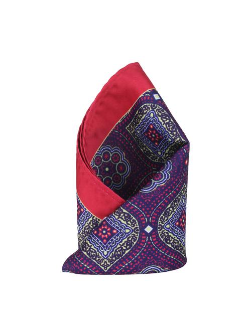 multi colored polyester pocketsquare - 14264792 - Standard Image - 1