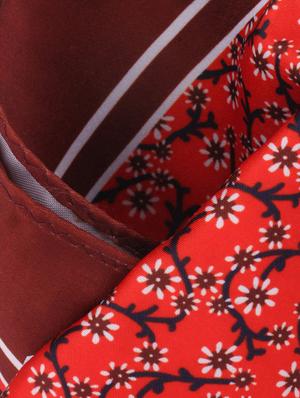 red polyester pocketsquare - 14264798 - Standard Image - 4