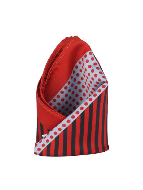 red polyester pocketsquare - 14264803 - Standard Image - 1