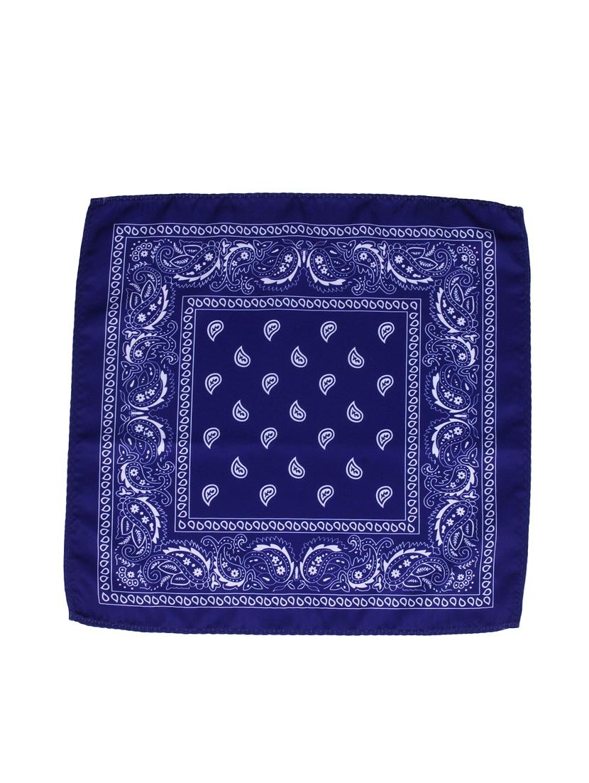 blue polyester pocketsquare - 14264805 - Zoom Image - 3