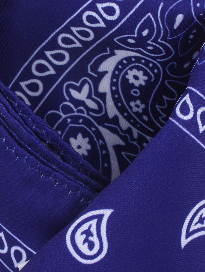 blue polyester pocketsquare - 14264805 - Zoom Image - 4