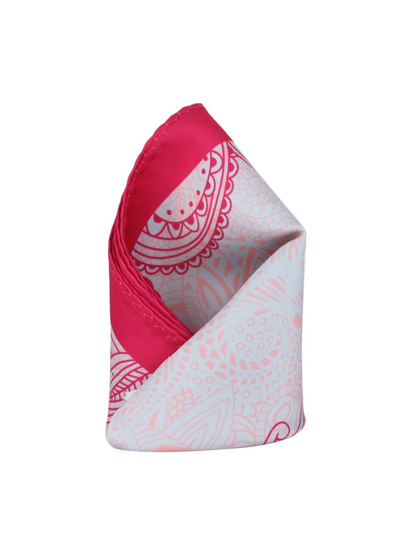 pink polyester pocketsquare - 14264813 - Zoom Image - 1