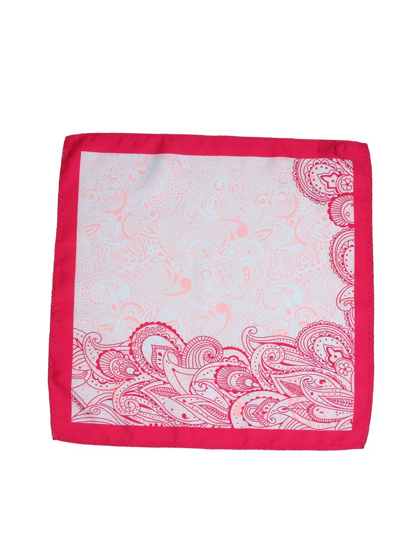 pink polyester pocketsquare - 14264813 - Zoom Image - 3