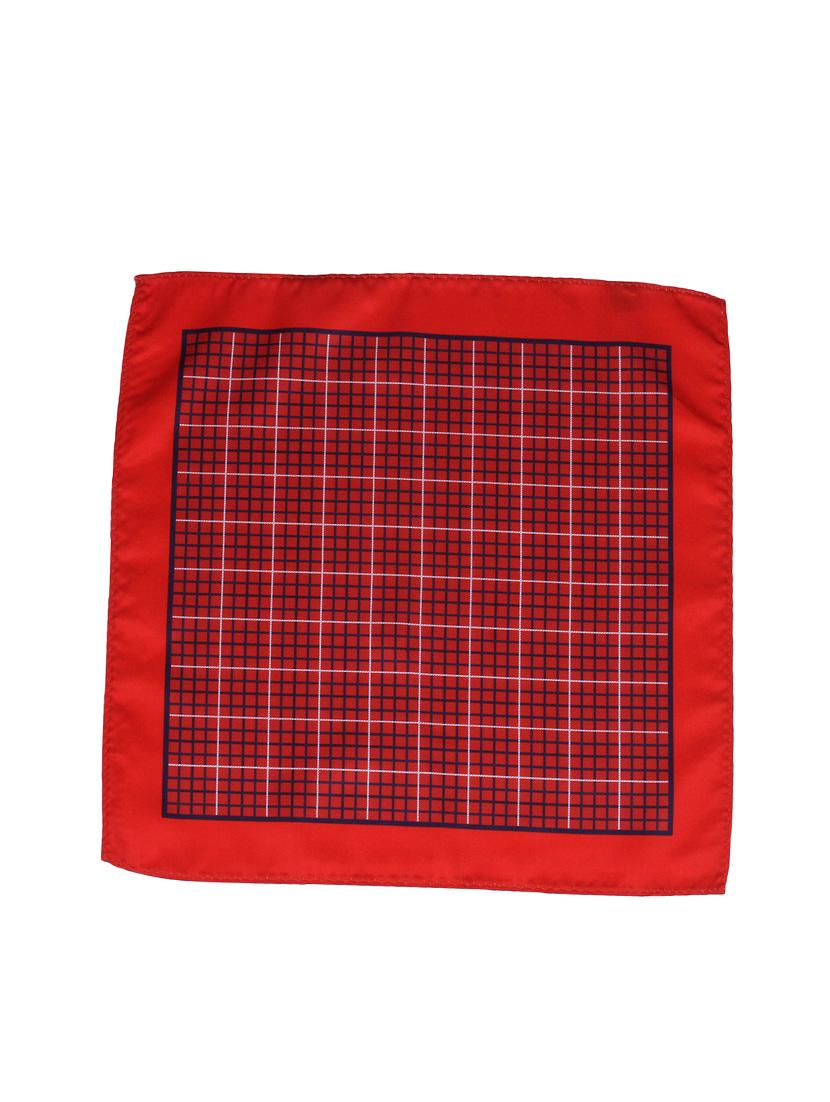 red polyester pocketsquare - 14264814 - Zoom Image - 3