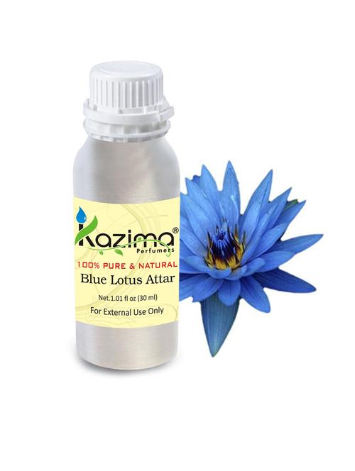 blue lotus attar perfume for unisex (30 ml) - pure natural undiluted (non-alcoholic) - 14265322 - Standard Image - 1