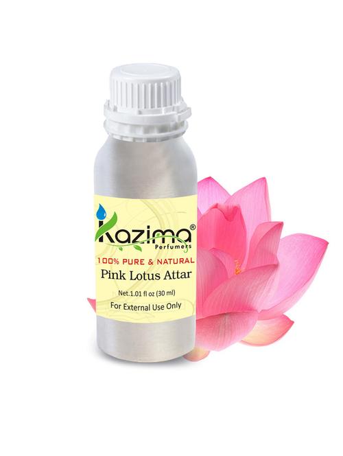 pink lotus attar perfume for unisex (30 ml) - pure natural undiluted - 14265374 - Standard Image - 1