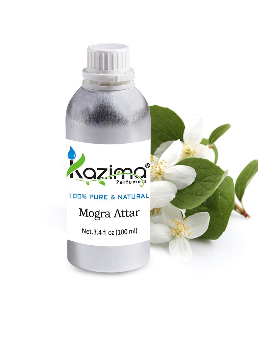 mogra attar perfume for unisex (100 ml) - pure natural undiluted (non-alcoholic) - 14265412 - Zoom Image - 1