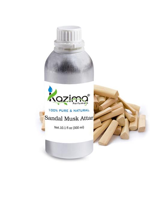 sandal musk attar perfume for unisex (300 ml) - pure natural undiluted (non-alcoholic) - 14265491 - Standard Image - 1