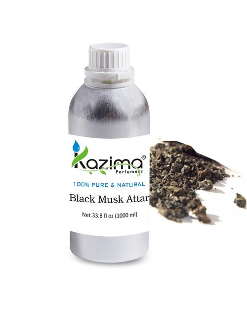 black musk attar perfume for unisex (1000 ml) - pure natural undiluted (non-alcoholic) - 14265605 - Standard Image - 1