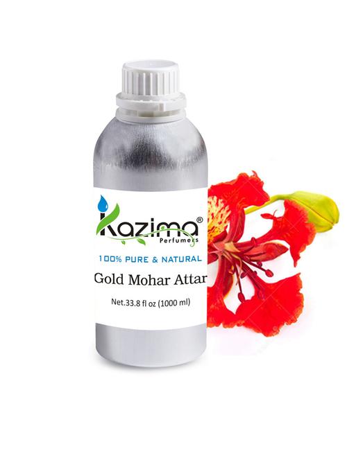 gold mohar attar perfume for unisex (1000 ml) - pure natural undiluted (non-alcoholic) - 14265612 - Standard Image - 1