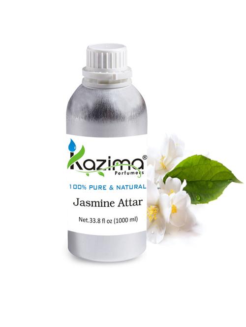 jasmine attar perfume for unisex (1000 ml) - pure natural undiluted (non-alcoholic) - 14265617 - Standard Image - 1