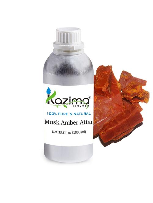 musk amber attar perfume for unisex (1000 ml) - pure natural undiluted (non-alcoholic) - 14265628 - Standard Image - 1