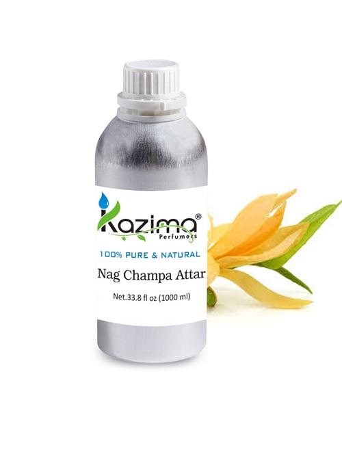 nag champa attar perfume for unisex (1000 ml) - pure natural undiluted (non-alcoholic) - 14265631 - Standard Image - 1