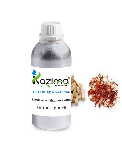 sandalwood shamama attar perfume for unisex (1000 ml) - pure natural undiluted (non-alcoholic) - 14265634 - Standard Image - 1