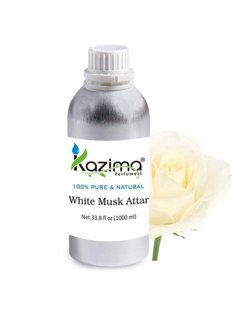 white musk attar perfume for unisex (1000 ml) - pure natural undiluted (non-alcoholic) - 14265636 - Standard Image - 1