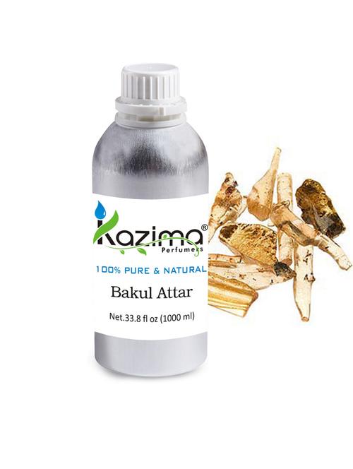 bakul attar perfume for unisex (1000 ml) - pure natural undiluted (non-alcoholic) - 14265639 - Standard Image - 1