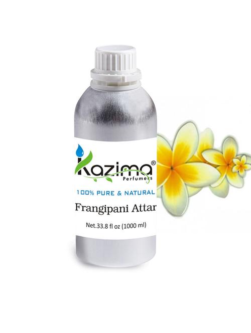 frangipani attar perfume for unisex (1000 ml) - pure natural undiluted (non-alcoholic) - 14265668 - Standard Image - 1