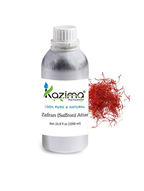 zafran (saffron) attar perfume for unisex (1000 ml) - pure natural undiluted (non-alcoholic) - 14265670 - Standard Image - 1