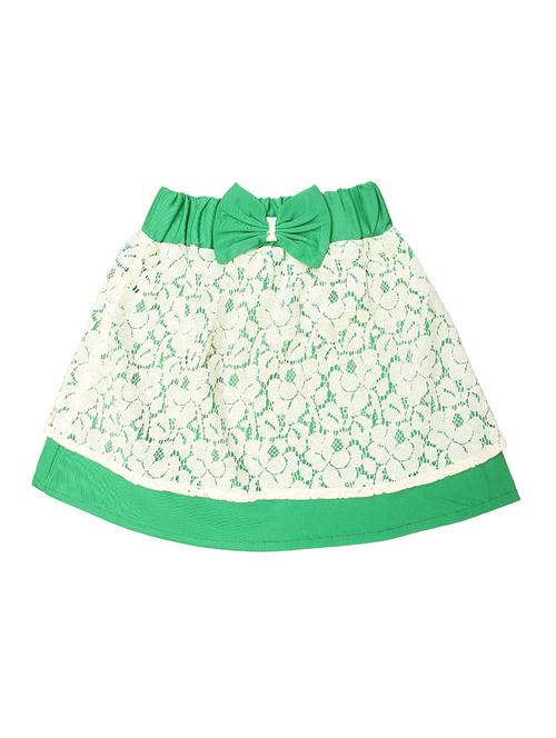 green cotton aline skirt - 14266091 - Standard Image - 1
