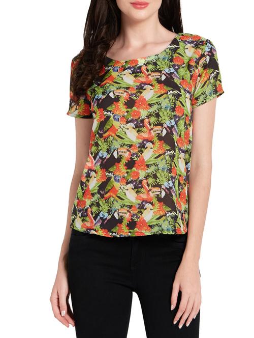 tropical print tee - 14267769 - Standard Image - 1