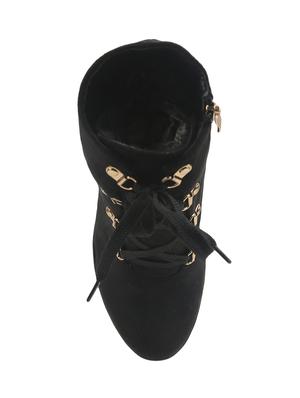 black suede ankle boot - 14268472 - Standard Image - 4